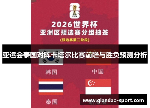 亚运会泰国对阵卡塔尔比赛前瞻与胜负预测分析 亚运会泰国对阵卡塔尔比赛前瞻与胜负预测分析
